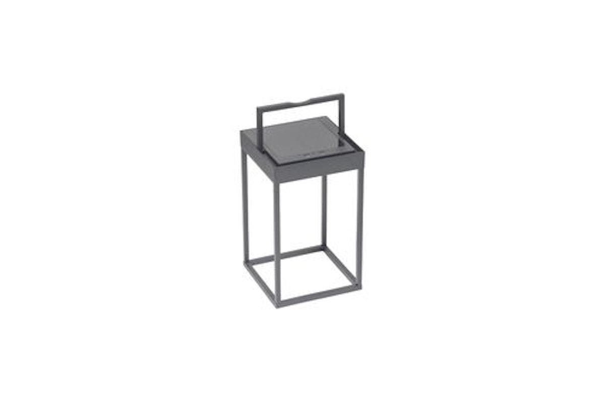 Kettler Solar Laterne SQUARED 18,4 x 18,4 x 30 cm, Aluminium Grau / Polycarbonat von Kettler