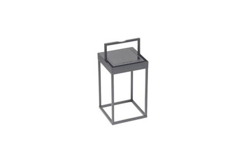Kettler Solar Laterne SQUARED 18,4 x 18,4 x 30 cm, Aluminium Grau / Polycarbonat - Sonderaktion von Kettler