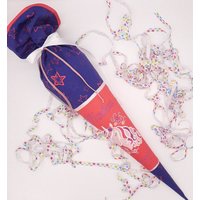 Schultüte Passend Zum Step By Pegasus Night Nuala, Zuckertüte Aus Stoff von Kettmasche