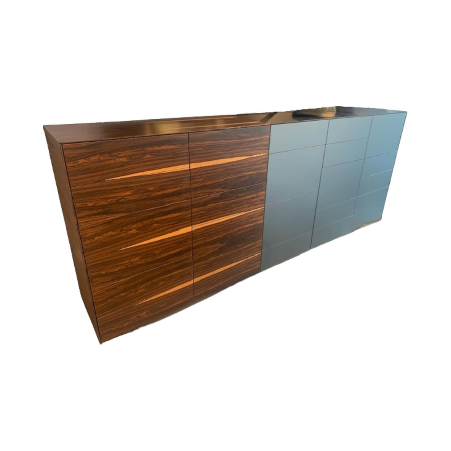 Highboard Soma Front ZK Matt Holzoptik Und SM Grau Mit Wechseloption Innen Lack... Highboard Soma Front ZK Matt Holzoptik Und SM Grau Mit Wechseloption Innen Lack... von Kettnaker