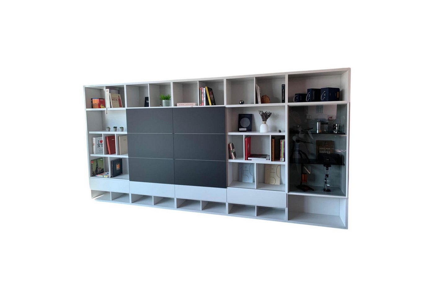 Kettnaker Anbauschrank Regalwand Vita Breite 390 Mattlack Weiß Fenix Schwarz Kettnaker Anbauschrank Regalwand Vita Breite 390 Mattlack Weiß Fenix Schwarz von Kettnaker
