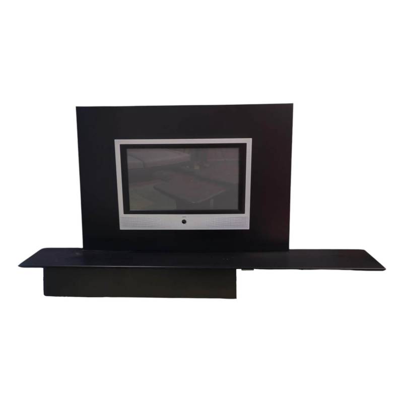 Sideboard Lack Schwarz Mit Abdeckplatte Und TV-Panel Ohne Fernseher von Kettnaker
