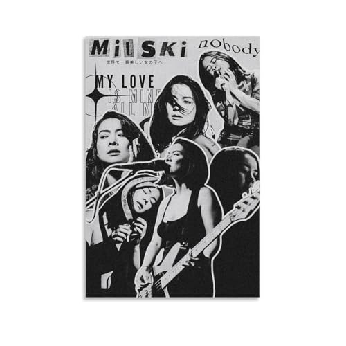 Ketuaa Mitski Poster Music Collage Vintage Für Zimmer, Ästhetische Leinwand-Wandkunst, Schlafzimmer-Dekor Poster 08x12inch(20x30cm) von Ketuaa