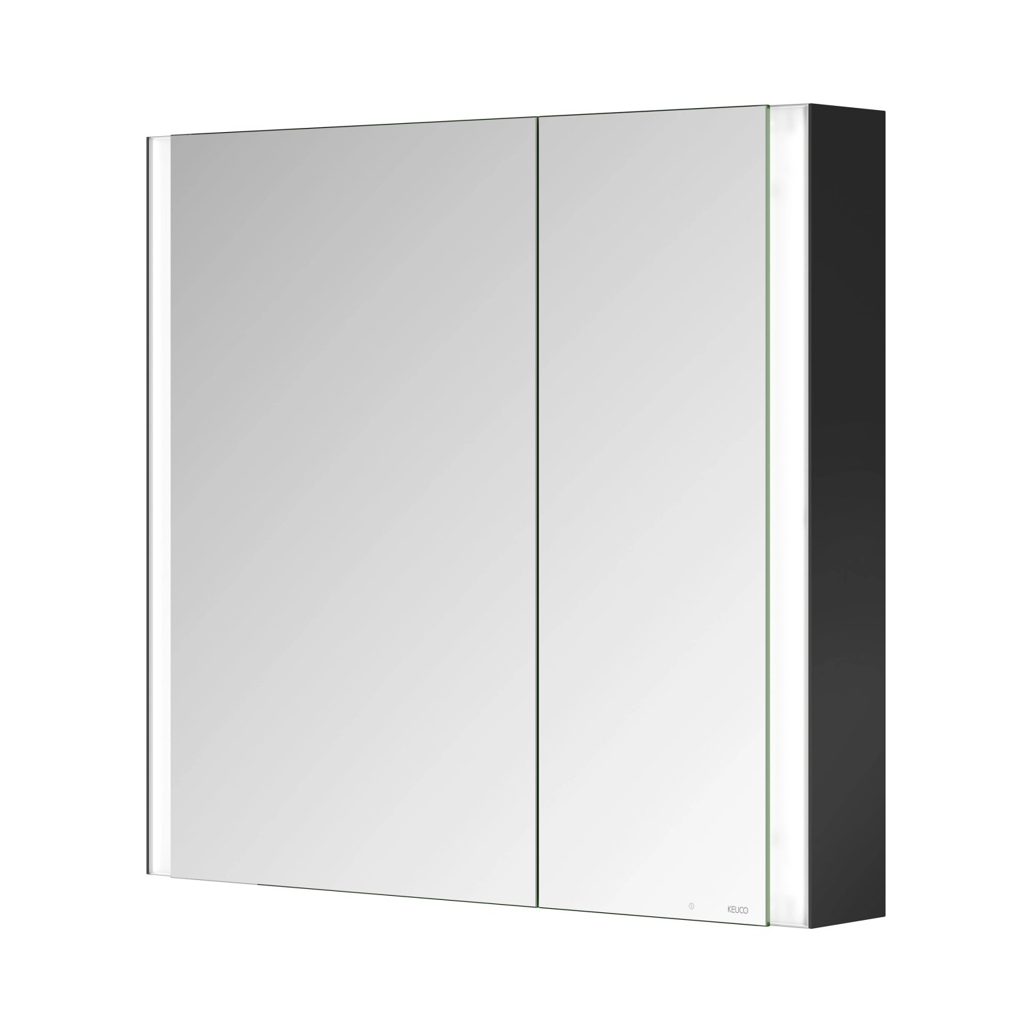 KEUCO Aufputz-LED-Spiegelschrank Royal Diez 80cm 2 Türen Seiten Schwarz KEUCO Aufputz-LED-Spiegelschrank Royal Diez 80cm 2 Türen Seiten Schwarz von Keuco