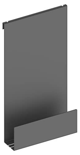 Keuco Duschablage aus Aluminium, schwarz, mit abnehmbarem Korb, Handtuchhaken und Ablaufschlitzen, 32x60x12cm, zum Einhängen in der Dusche von Keuco