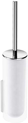 KEUCO Edition 400 WC-Bürstengarnitur mit Kristallglas-Gehäuse und Toilettenbürste, Metall verchromt, Made in Germany, inkl. Schrauben und Dübel, Bürstenhalter mit Klobürste KEUCO Edition 400 WC-Bürstengarnitur mit Kristallglas-Gehäuse und Toilettenbürste, Metall verchromt, Made in Germany, inkl. Schrauben und Dübel, Bürstenhalter mit Klobürste von Keuco