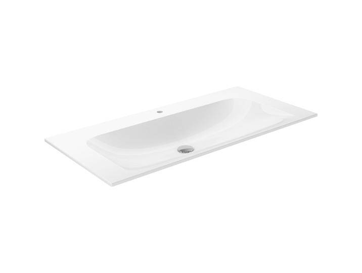 Keuco, Waschbecken, Keramik-Waschtisch X-LINE 1007x17x494mm m 1L-Boh we (494 mm, 1007 mm) von Keuco