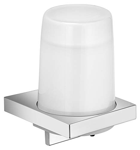 KEUCO Lotion-Spender Metall verchromt und Kristall-Glas, Inhalt nachfüllbar ca. 180ml, Seifenspender für Bad und Gäste-WC, Wandmontage, Edition 11 KEUCO Lotion-Spender Metall verchromt und Kristall-Glas, Inhalt nachfüllbar ca. 180ml, Seifenspender für Bad und Gäste-WC, Wandmontage, Edition 11 von Keuco
