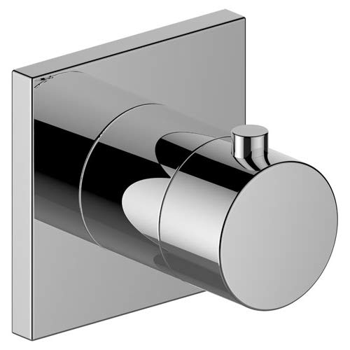 Keuco 59553010002 Thermostatarmatur IXMO 59553, Fertigset, Rosette eckig, verchromt, silber von Keuco