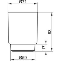 Keuco Acryl-Glas PLAN lose von Keuco