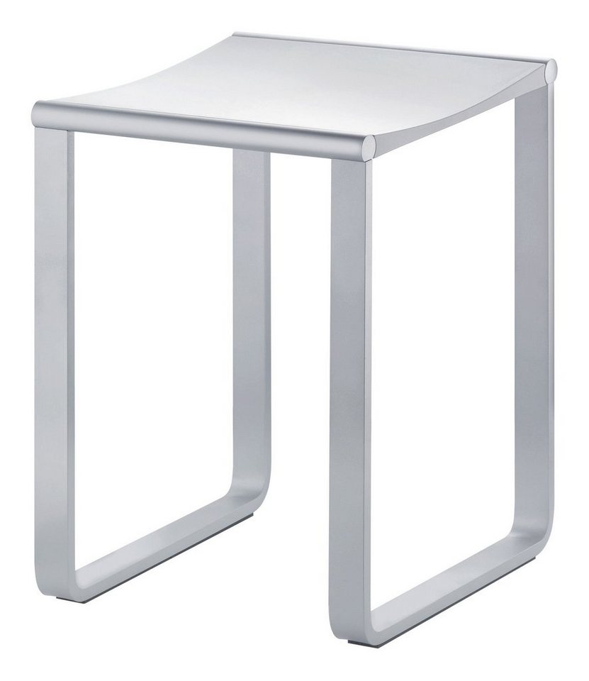 Keuco Badhocker Plan, Hocker 340 x 469 x 365 mm - Silber-Eloxiert / Lichtgrau von Keuco