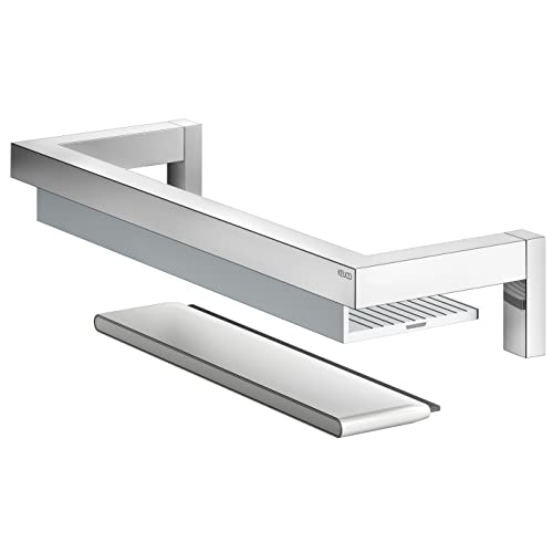 Keuco Duschablage aus Metall Hochglanz-verchromt und Aluminium Silber, magnetischer Glas-Abzieher, 6x36x11,6cm, Wandmontage in der Dusche, Edition 90 Square Keuco Duschablage aus Metall Hochglanz-verchromt und Aluminium Silber, magnetischer Glas-Abzieher, 6x36x11,6cm, Wandmontage in der Dusche, Edition 90 Square von Keuco