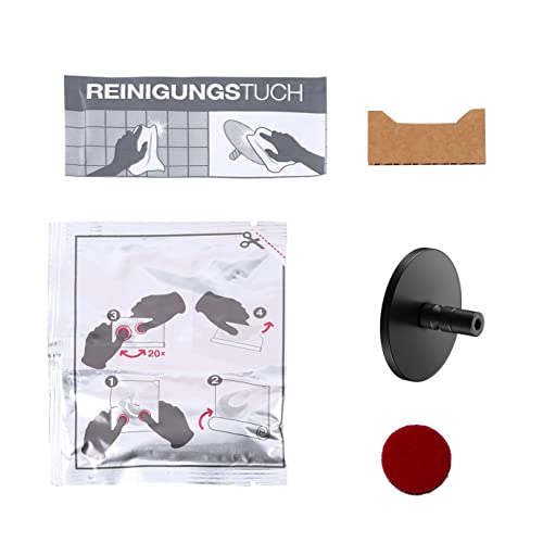 Keuco Klebe-Set Typ 5 für Badetuchhalter und Handtuchhaken, Kleben statt Bohren, Badezimmer oder Gäste-WC, Black Selection Keuco Klebe-Set Typ 5 für Badetuchhalter und Handtuchhaken, Kleben statt Bohren, Badezimmer oder Gäste-WC, Black Selection von Keuco