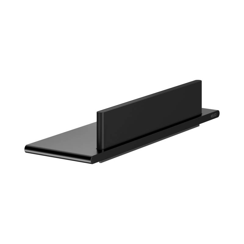 Keuco Rose Duschablage mit Duschabzieher 33 cm Zum Kleben/Schrauben Schwarz-Matt von Keuco
