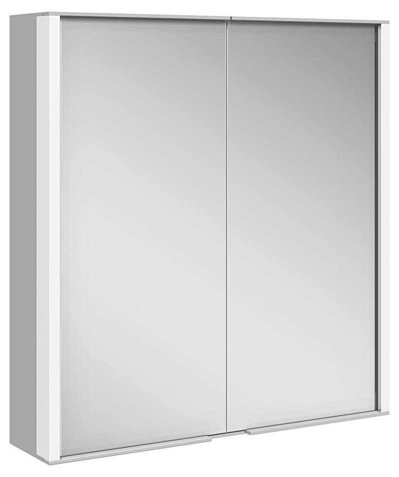 KEUCO ROYAL MATCH Spiegelschrank Wandvorbau 2 Türen aus Kristall-Doppelspiegel, 650mm, 12801171301 von Keuco