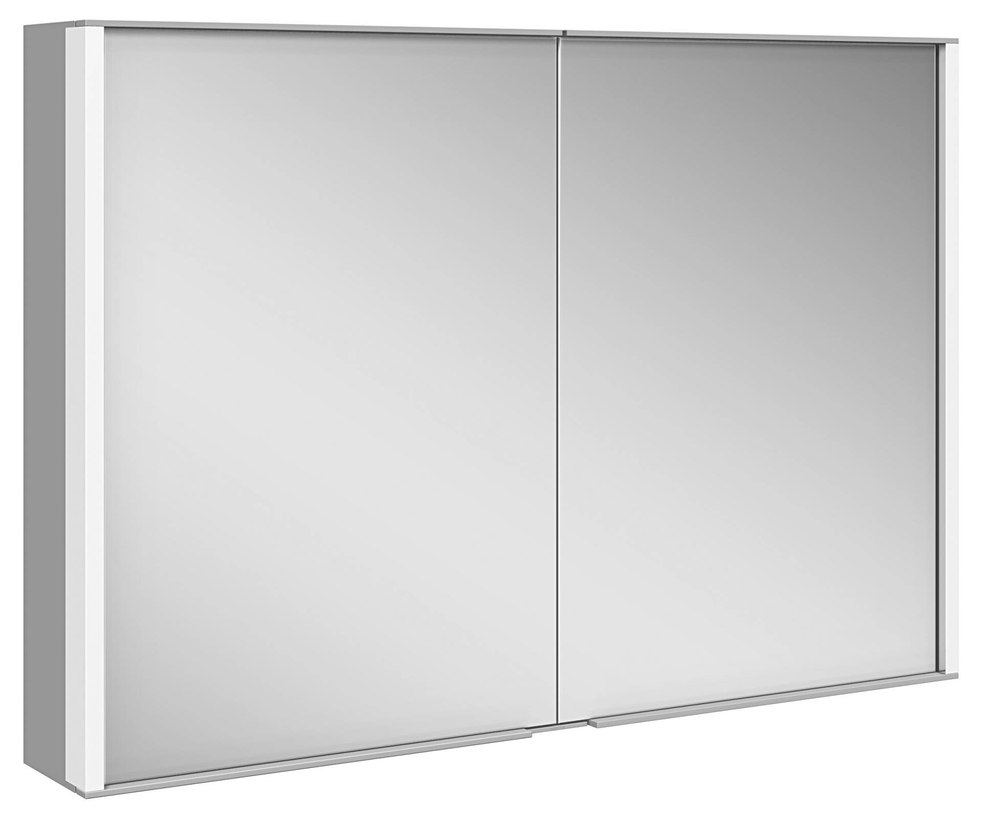 KEUCO ROYAL MATCH Spiegelschrank Wandvorbau, 2 Türen aus Kristall-Doppelspiegel, 1000mm, 12803171301 von Keuco