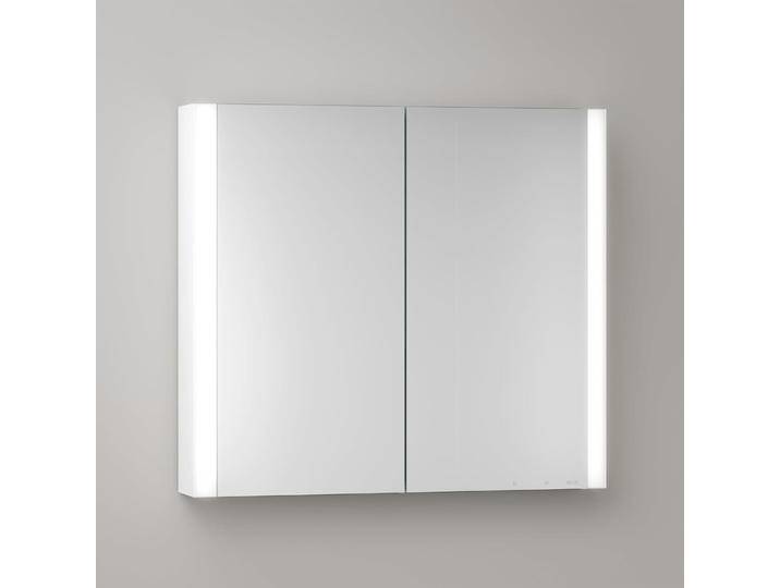 Keuco Royal Metis LED Aufputz-Spiegelschrank 80 x 71 cm, 2 Türen mit Spiegelheizung 2343767 von Keuco
