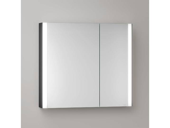 Keuco Royal Metis LED Aufputz-Spiegelschrank 80 x 71 cm, mit 2 Türen asymmetrisch 2343764 von Keuco