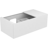 Keuco Waschtischunterschrank Edition 11 105x35x53,5cm, Lac Seidenmatt, Glas Weiß Keuco Waschtischunterschrank Edition 11 105x35x53,5cm, Lac Seidenmatt, Glas Weiß von Keuco