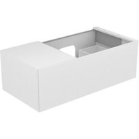 Keuco Waschtischunterschrank Edition 11 105x35x53,5cm, Lac Seidenmatt, Glas Weiß Keuco Waschtischunterschrank Edition 11 105x35x53,5cm, Lac Seidenmatt, Glas Weiß von Keuco