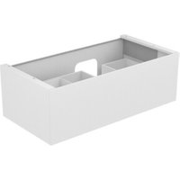Keuco Waschtischunterschrank Edition 11 105x35x53,5cm, Lac Seidenmatt, Glas Weiß Keuco Waschtischunterschrank Edition 11 105x35x53,5cm, Lac Seidenmatt, Glas Weiß von Keuco