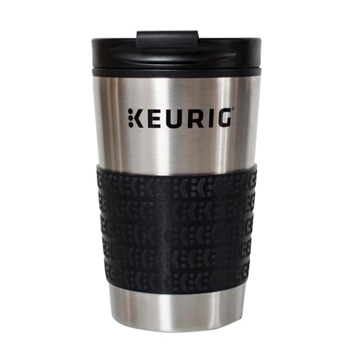 Keurig Reisebecher passend für K-Cup Pod Kaffeemaschine, 1 Stück, Edelstahl von Keurig