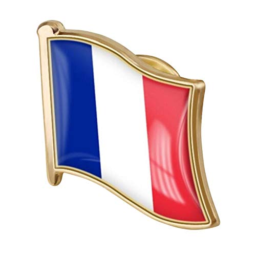1pc Französische Republik Flagge Pin Abzeichen Metall Emaille Anstecknadel Brosche Frankreich Der Flagge Abzeichen Nationale Neuheit Zubehör von Keuyeo