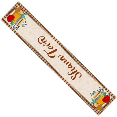 Jüdischer Tischläufer, Sukkot-tischläufer, Jüdisches Tischornament Für Feiertage, Sukka, Küche, Esszimmer, Party-Dekoration Jüdischer Tischläufer, Sukkot-tischläufer, Jüdisches Tischornament Für Feiertage, Sukka, Küche, Esszimmer, Party-Dekoration von Keuyeo
