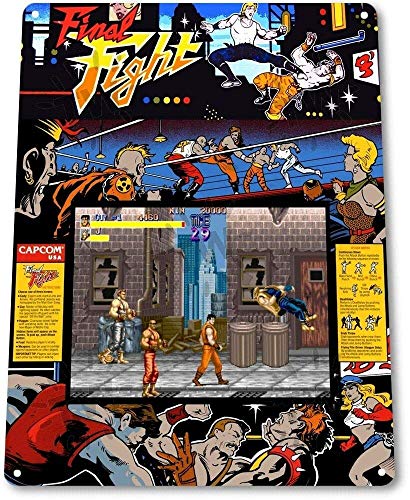 Keviewly Final Fight Classic Capcom Arcade Festzelt Spielzimmer Wanddekoration – 20,3 x 30,5 cm Blechschild Keviewly Final Fight Classic Capcom Arcade Festzelt Spielzimmer Wanddekoration – 20,3 x 30,5 cm Blechschild von Keviewly