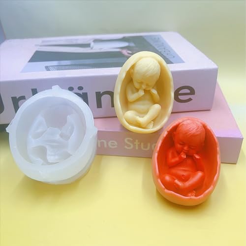 Kerzen Formen Silikon, Silikonformen Gießformen, Baby Silikon Form Diy, 3D Süße Babyform Silikonform, Epoxidharz Formen, Kerzenformen, Für Diy Handgemachte Körperkunst, Kerzen, Seife, Gips Kerzen Formen Silikon, Silikonformen Gießformen, Baby Silikon Form Diy, 3D Süße Babyform Silikonform, Epoxidharz Formen, Kerzenformen, Für Diy Handgemachte Körperkunst, Kerzen, Seife, Gips von Kewmayer