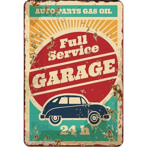 Garage Vintage Blechschild 2D Wandposter Dekoration Haus Bar Retro Ideal Cafés Restaurants Pubs Malerei Garage Vintage Blechschild 2D Wandposter Dekoration Haus Bar Retro Ideal Cafés Restaurants Pubs Malerei von Kexpery