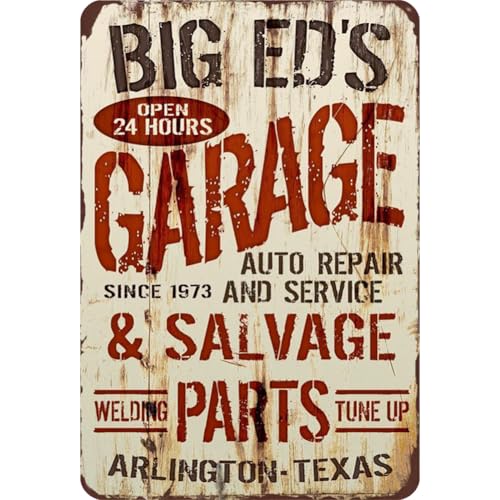 Garage Vintage Blechschild 2D Wandposter Dekoration Haus Bar Retro Ideal Cafés Restaurants Pubs Malerei Garage Vintage Blechschild 2D Wandposter Dekoration Haus Bar Retro Ideal Cafés Restaurants Pubs Malerei von Kexpery