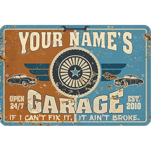 Garage Vintage Blechschild 2D Wandposter Dekoration Haus Bar Retro Ideal Cafés Restaurants Pubs Malerei Garage Vintage Blechschild 2D Wandposter Dekoration Haus Bar Retro Ideal Cafés Restaurants Pubs Malerei von Kexpery