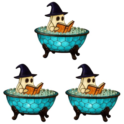 Ghost Bubble Bath Lampe Halloween Geist Nachtlicht LED Effekt Schwimmende Blase Dekoration Halloween Ghost Bubble Bath Lampe Halloween Geist Nachtlicht LED Effekt Schwimmende Blase Dekoration Halloween von Kexpery
