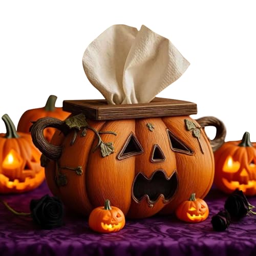 Halloween Pumpkin Stoffbox Jack-O-Lantern Dispensher Stoff Halloween Pumpkin Stoffbox Jack-O-Lantern Dispensher Stoff von Kexpery