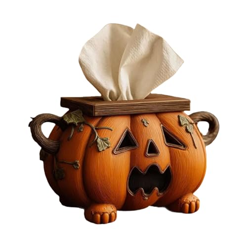 Halloween-Pumpkin Topsue Box Staubbox Staubbehälter Abdeckung für das Badezimmer von Kexpery