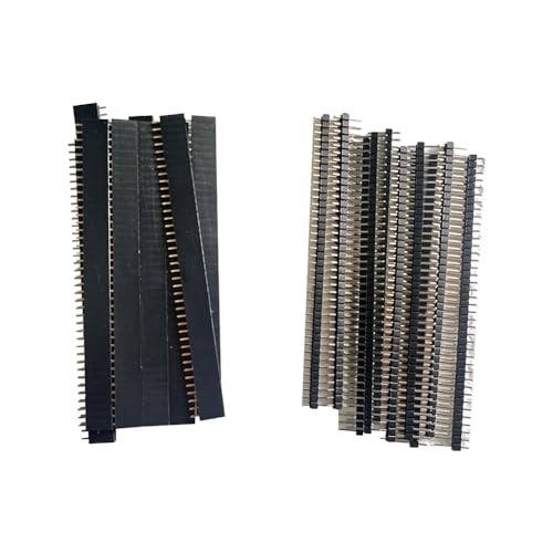 Kexpery 20 Stück 2,54 mm 40 Pin weiblich Pin Header Anschluss einfach reihig rechts weiblich Socket Pin Header Strip Header Socket Strip für DIY Kit Kexpery 20 Stück 2,54 mm 40 Pin weiblich Pin Header Anschluss einfach reihig rechts weiblich Socket Pin Header Strip Header Socket Strip für DIY Kit von Kexpery