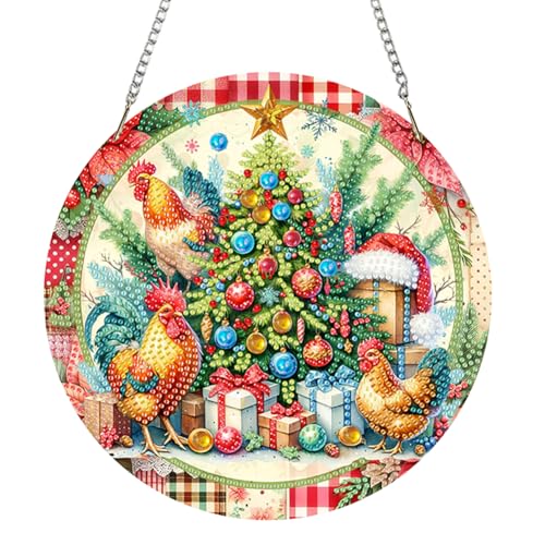 Kexpery Acryl 2d Flat Lack Kit von Weihnachtsdiamanten Hängende Wanddekoration in Art DIY House Geschenk Kexpery Acryl 2d Flat Lack Kit von Weihnachtsdiamanten Hängende Wanddekoration in Art DIY House Geschenk von Kexpery