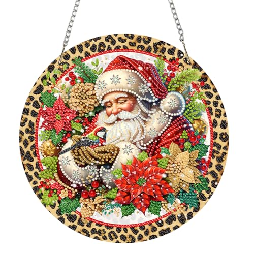 Kexpery Acryl 2d Flat Lack Kit von Weihnachtsdiamanten Hängende Wanddekoration in Art DIY House Geschenk Kexpery Acryl 2d Flat Lack Kit von Weihnachtsdiamanten Hängende Wanddekoration in Art DIY House Geschenk von Kexpery