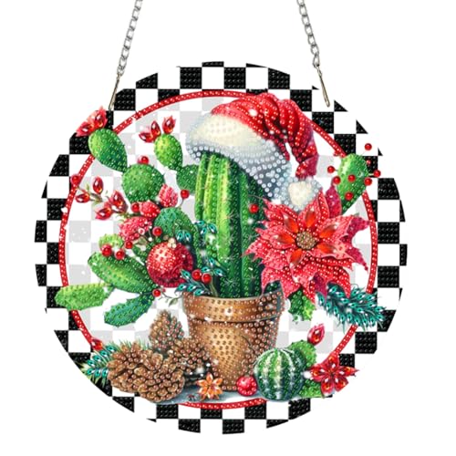 Kexpery Acryl 2d Flat Lack Kit von Weihnachtsdiamanten Hängende Wanddekoration in Art DIY House Geschenk Kexpery Acryl 2d Flat Lack Kit von Weihnachtsdiamanten Hängende Wanddekoration in Art DIY House Geschenk von Kexpery