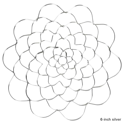 Kexpery Blumen-Arrangement-Halter, Draht-Blumen-Arrangement-Werkzeug, Edelstahl-Draht-Blumen-Arrangement, rund for Vase, Blumenarrangement (C) von Kexpery