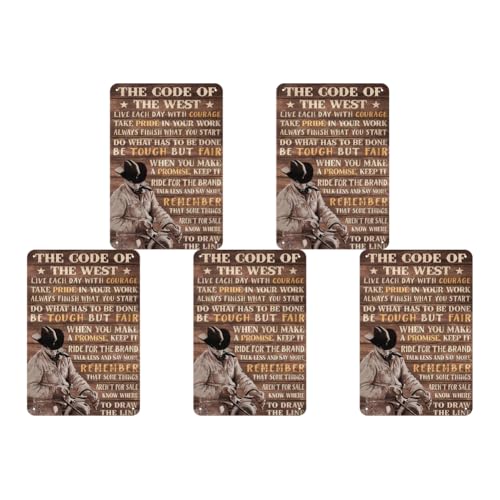 Kexpery Cowboy Zinnplatte Metall Metall Wanddekoration 30 x 40 cm wasserfest Kexpery Cowboy Zinnplatte Metall Metall Wanddekoration 30 x 40 cm wasserfest von Kexpery