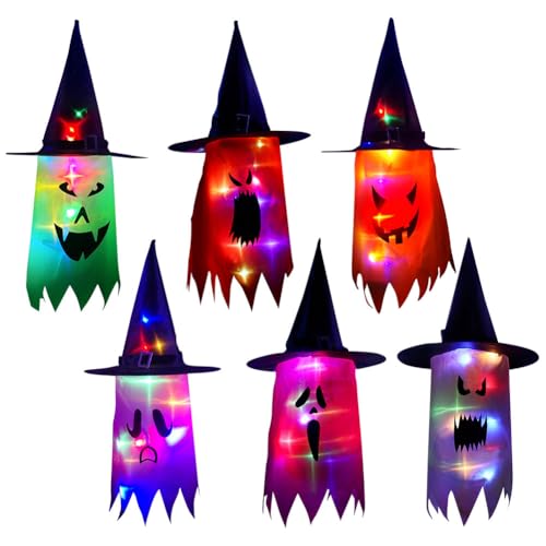 Kexpery Geisterlichter leuchtender Hexenhüte for Halloween -Außen- und Innenausstattung Kexpery Geisterlichter leuchtender Hexenhüte for Halloween -Außen- und Innenausstattung von Kexpery