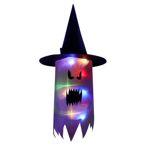 Kexpery Geisterlichter leuchtender Hexenhüte for Halloween -Außen- und Innenausstattung Kexpery Geisterlichter leuchtender Hexenhüte for Halloween -Außen- und Innenausstattung von Kexpery