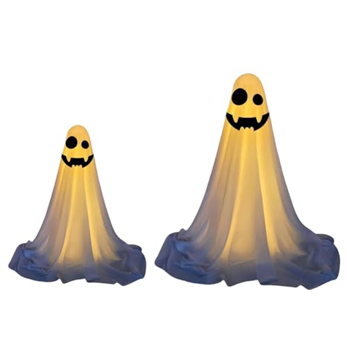 Kexpery Ghost Haven White Stoff mit Halloween -LED -Leuchten verstellbare Dekorationshöhe for Veranda Gartenterrasse verstellbare Outdoor -Dekoration Kexpery Ghost Haven White Stoff mit Halloween -LED -Leuchten verstellbare Dekorationshöhe for Veranda Gartenterrasse verstellbare Outdoor -Dekoration von Kexpery