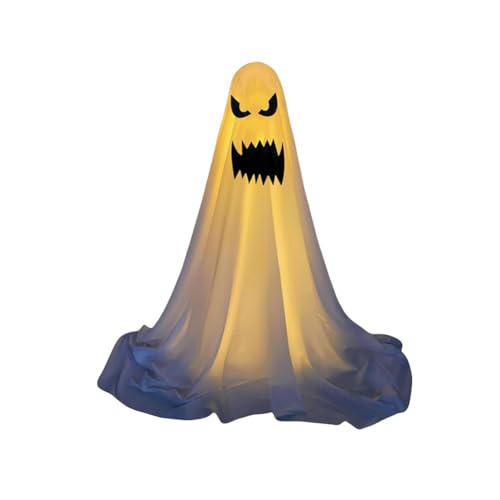 Kexpery Ghost Haven White Stoff mit Halloween -LED -Leuchten verstellbare Dekorationshöhe for Veranda Gartenterrasse verstellbare Outdoor -Dekoration Kexpery Ghost Haven White Stoff mit Halloween -LED -Leuchten verstellbare Dekorationshöhe for Veranda Gartenterrasse verstellbare Outdoor -Dekoration von Kexpery