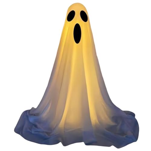 Kexpery Ghost Haven White Stoff mit Halloween -LED -Leuchten verstellbare Dekorationshöhe for Veranda Gartenterrasse verstellbare Outdoor -Dekoration Kexpery Ghost Haven White Stoff mit Halloween -LED -Leuchten verstellbare Dekorationshöhe for Veranda Gartenterrasse verstellbare Outdoor -Dekoration von Kexpery