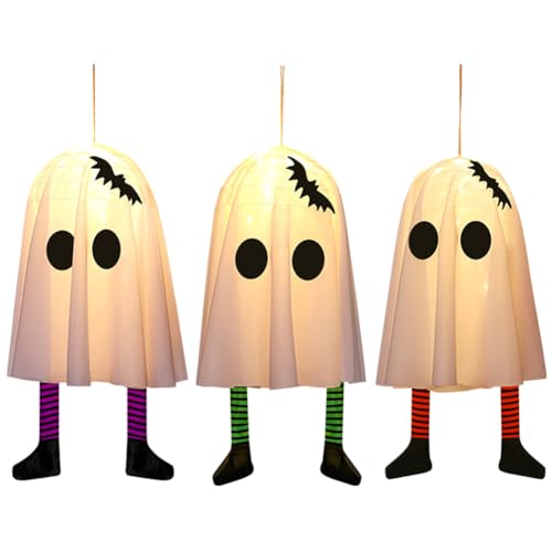 Kexpery Halloween Lichterkette Geister Wasserdicht Hexenhut für Garten und Party von Kexpery