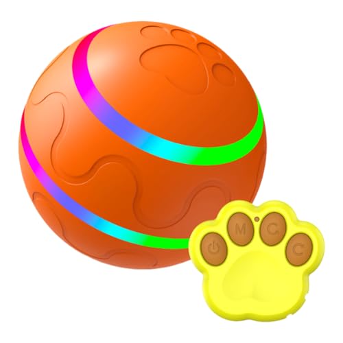 Kexpery Hindernisvermeidung, intelligenter Spielzeugball for Haustiere, mehrere Modi, elektrischer Katzen-Rollball, interaktiver Katzenspielzeugball mit Fernbedienung for Katzen und Hunde im von Kexpery