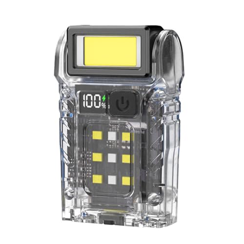 Kexpery LED Mini Taschenlampe USB-C COB SMD tragbar for Wandercampingplatz leistungsstarke Taschenlampe von Kexpery